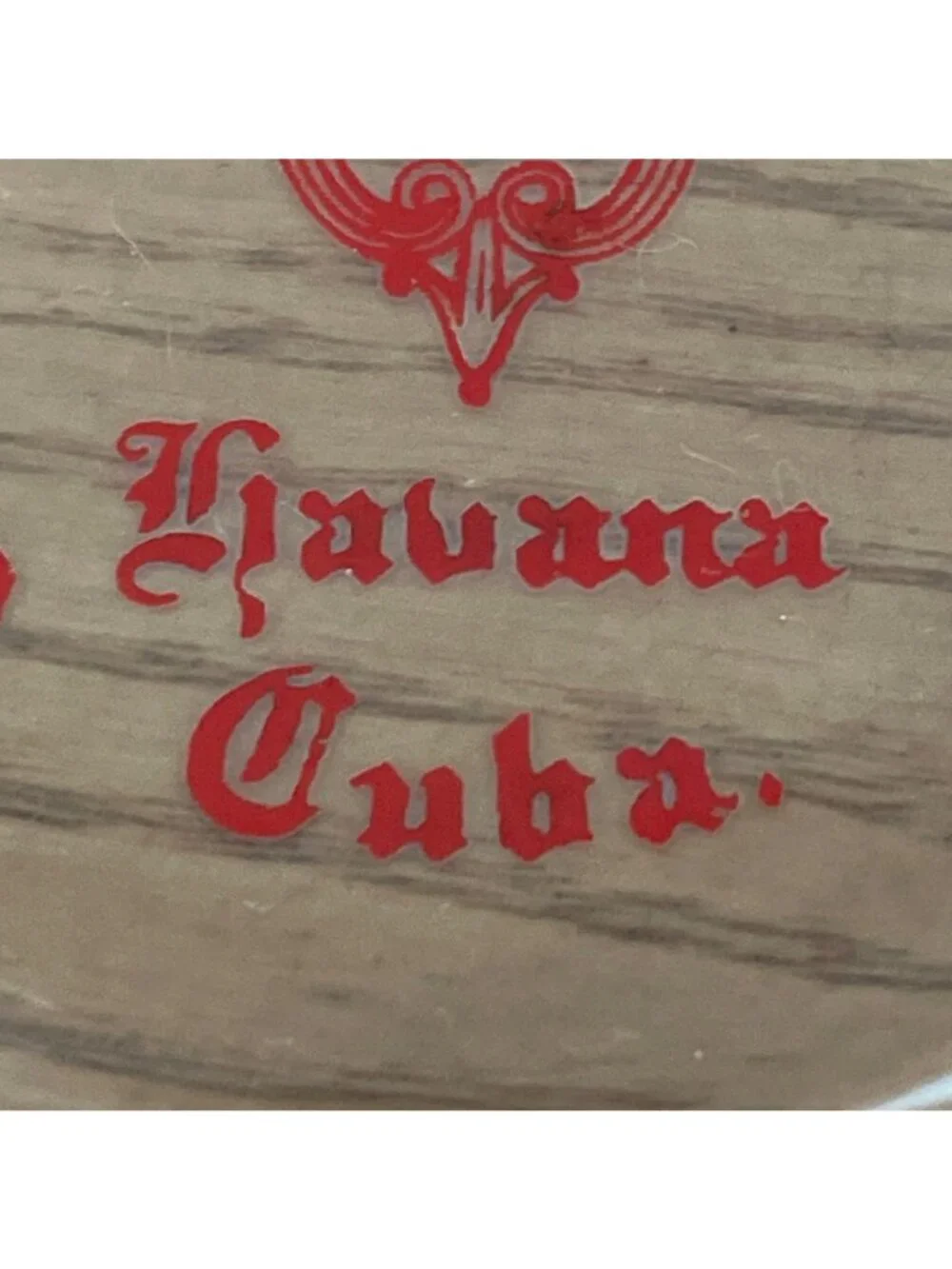 Sevilla-Biltmore Hotel Havana Cuba Ashtray Red Text Souvenir Cigar Tobaccianna
